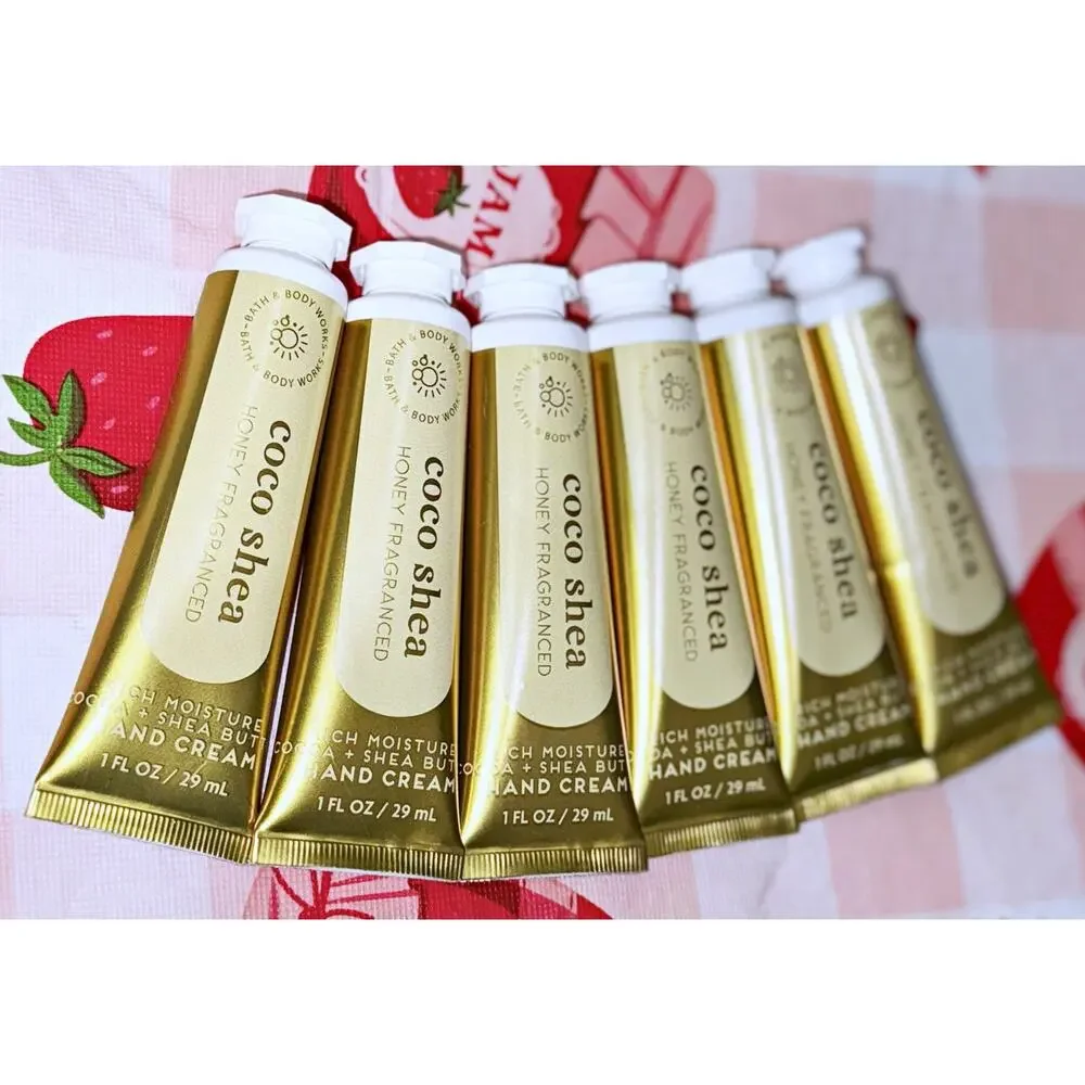 Bath & Body Works 1 fl oz Hand Cream Coco Shea Honey Fragranced 6 pcs